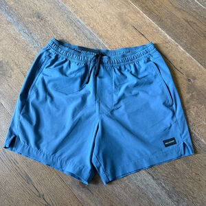 Hollister Men’s Blue Athletic Shorts – Everyday Elastic Waist Drawstring S